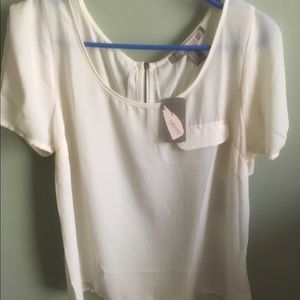 Brand New Forever 21 Creme Woven Top