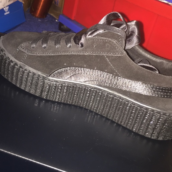 puma creepers zilver