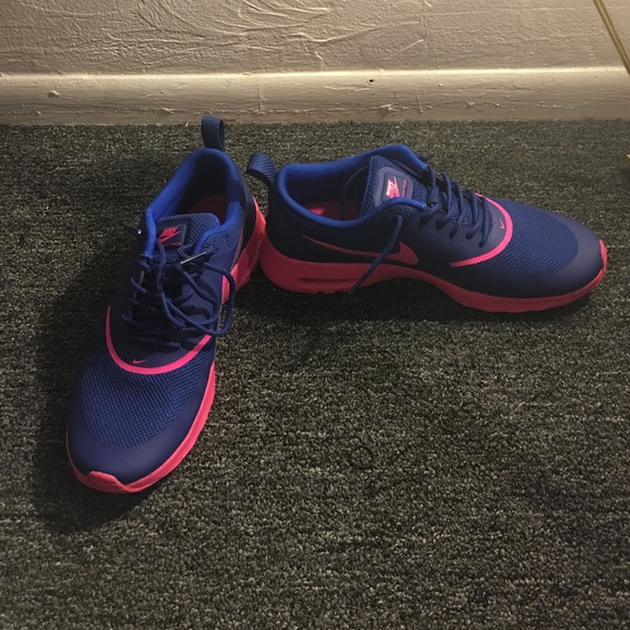 Pink & Blue Nike Theas .. Worn once