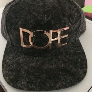 🎉SALE🎉DOPE hat rose gold/grey