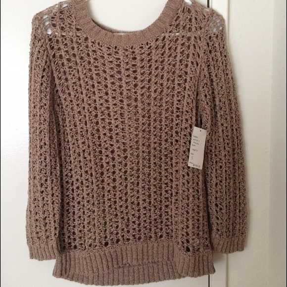 White + Warren Beige Top