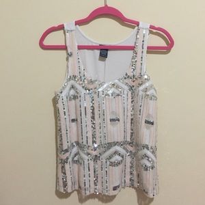 Sparkled Pink/Silver Blouse