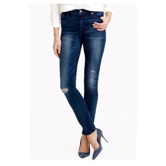 J. Crew Denim - J. Crew Lookout High Rise Distressed Skinny