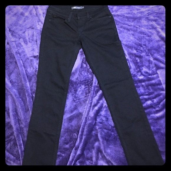 Black Straight Boot Cut Levi's