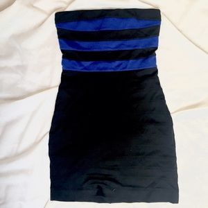 Express Strapless Cocktail Dress