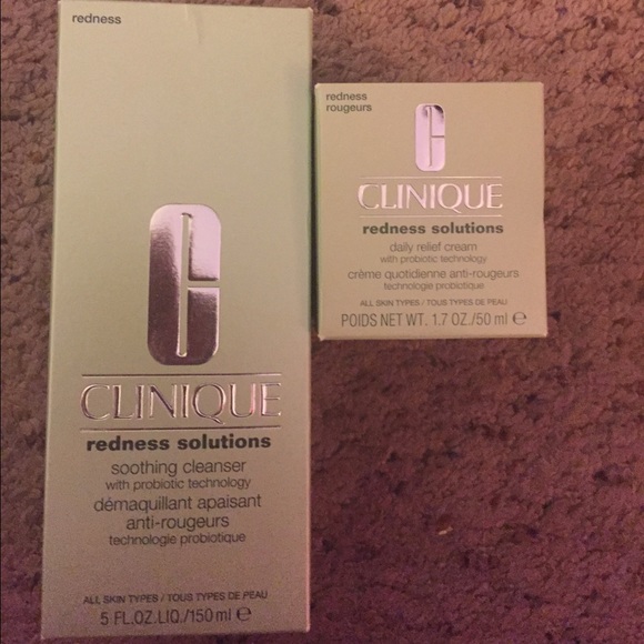 Clinique Redness Solutions cleanser & daily cream