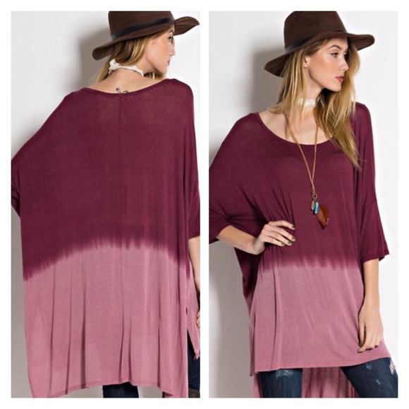 OVERSIZED DIP DYE TUNIC! - Picture 3 of 3