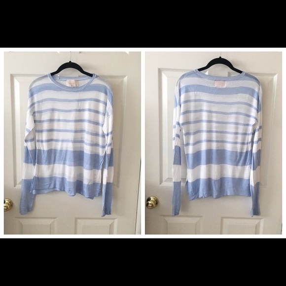 Skies Are Blue Tops - Skies Are Blue Thin Sheer Top Size Medium