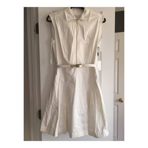 Cream Calvin Klein Dress