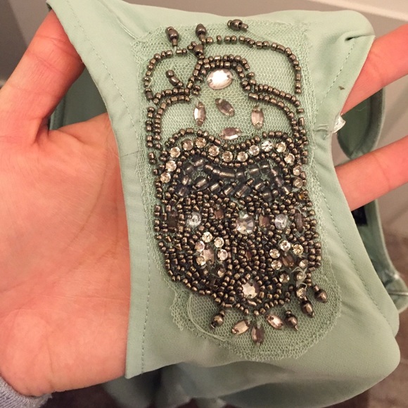 Seafoam Green NWT Zara dress - Picture 3 of 4