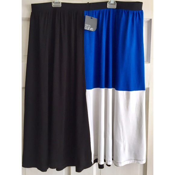 Colorblock Midi Skirt - Picture 3 of 8