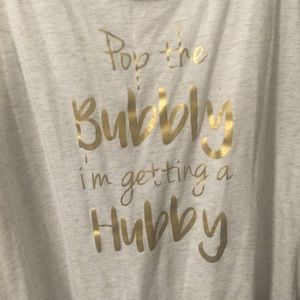 Wedding Tank top for the bride- XL