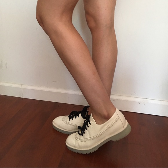 Alexander Wang 'Riley' white snakeskin loafers - Picture 3 of 4