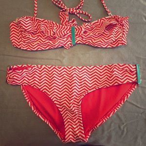 Chevron Bandeau Bikini!
