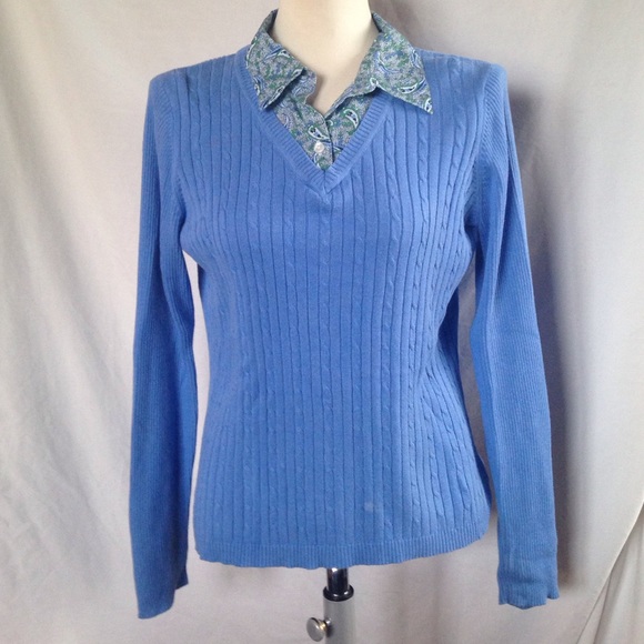 ✅L beautiful blue sweater