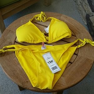 🔥👙❗PRICE DROP❗🔥LAST CALL! NWT YMI Yellow Bikini