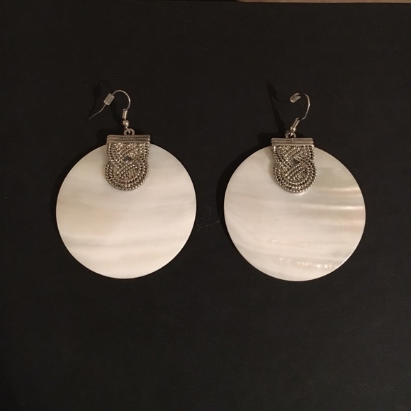 Large shell earrings
