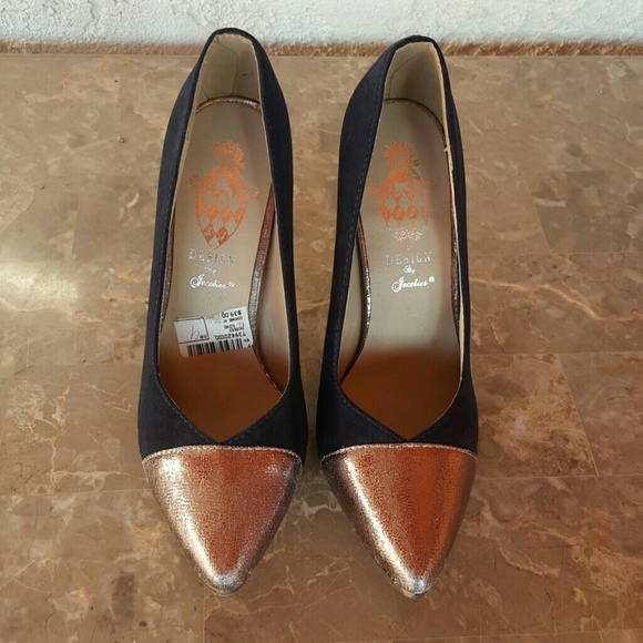 Design by Jacobies cap toe stilettos