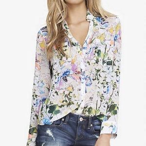 Express Bright Floral Portofino Shirt