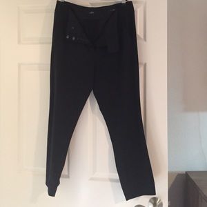 Black ankle pants