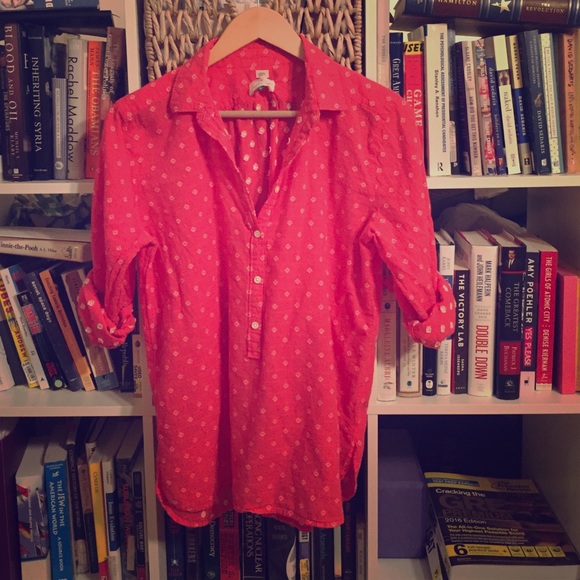 ⚡️ FLASH SALE LOFT Salmon Pink Popover Shirt