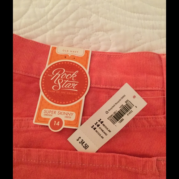 Old Navy Pink Cords - Picture 2 of 4