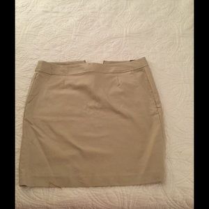 Banana Republic Khaki Pencil Skirt