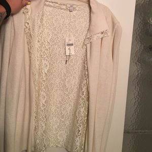 White long sleeve J Jill sweater NEVER WORN