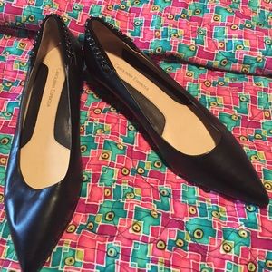 Never worn black flats