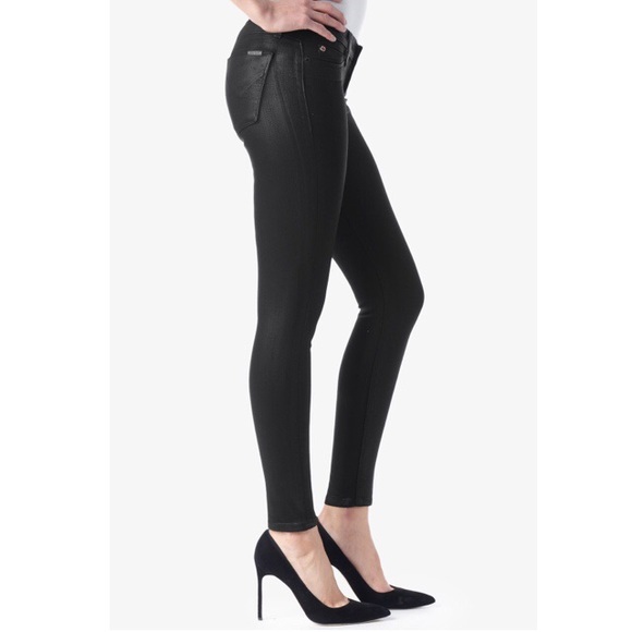 Hudson Skinny Krista Anniversary Wax Coated Jeans
