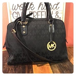 Michael Kors gently loved signature large satchel.