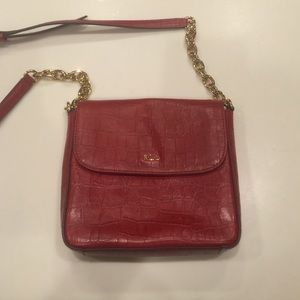Red authentic Lauren Ralph Lauren cross body