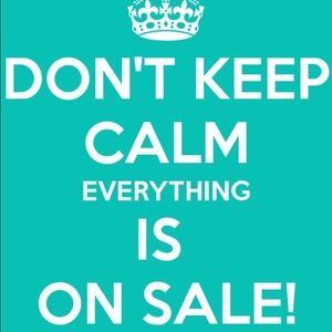 EVERYTHING ON SALE!! 🎉🎉🎉