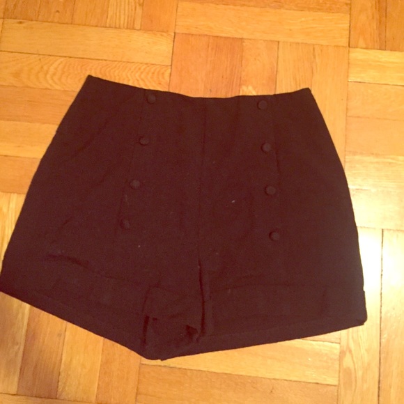 Sparkle & Fade Pants - Sparkle & Fade high waist black shorts!