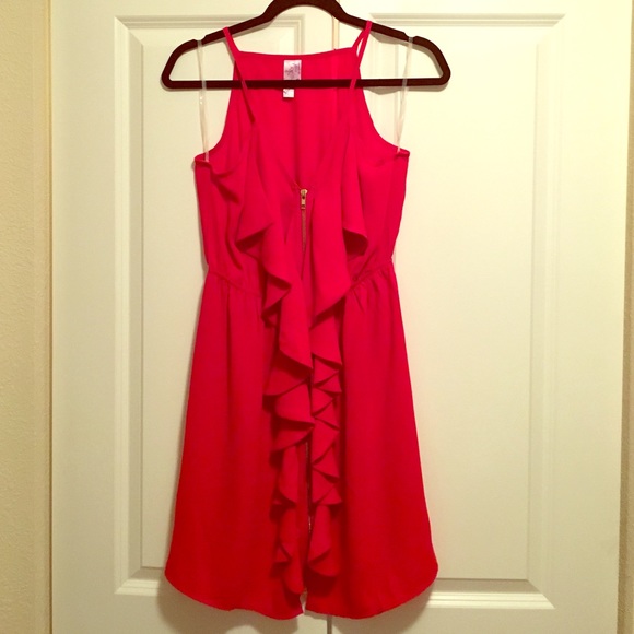 Red ZipUp dress