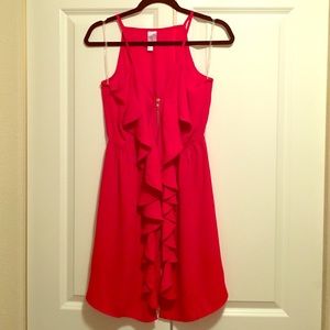 Red ZipUp dress
