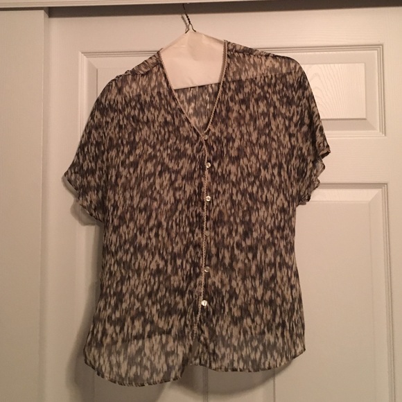 Sheer button down by converse