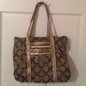 Coach poppy tote bag!