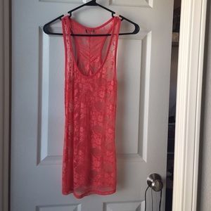 Lace tank top