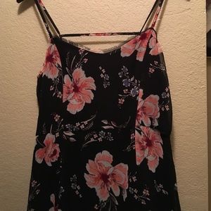 Long maxi floral dress