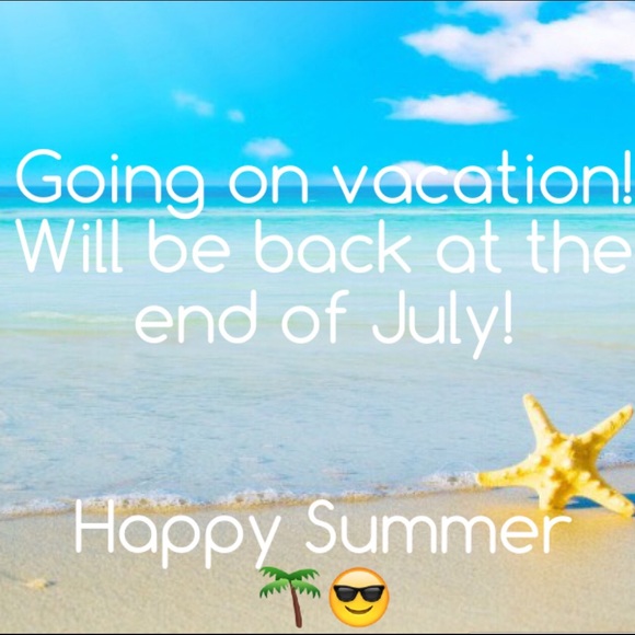 Have a great summer!