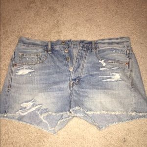 American eagle denim shorts high waisted