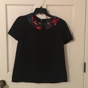 Forever 21 Peter Pan collar baby doll shirt