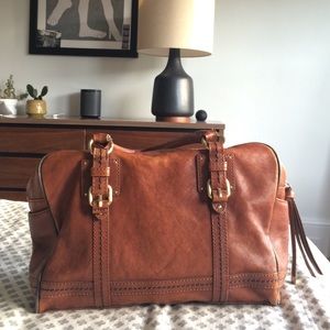 Rich leather Schuler & Sons handbag Anthropologie