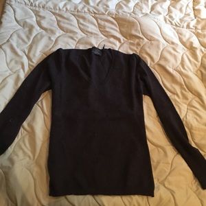 Dark purple cashmere sweater