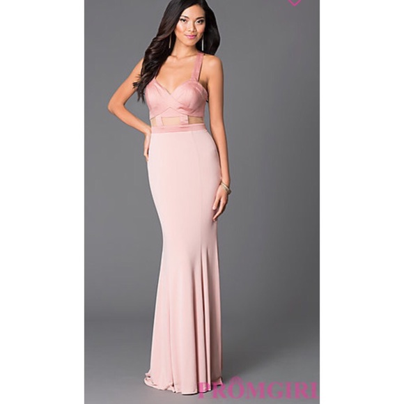 Blush Bodycon Prom Dress