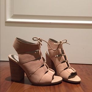 Hinge Lace Up Leather Sandals