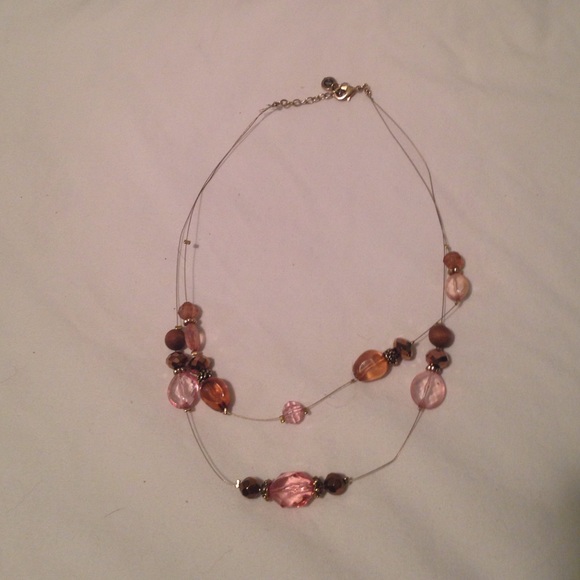 Pink stylish necklace