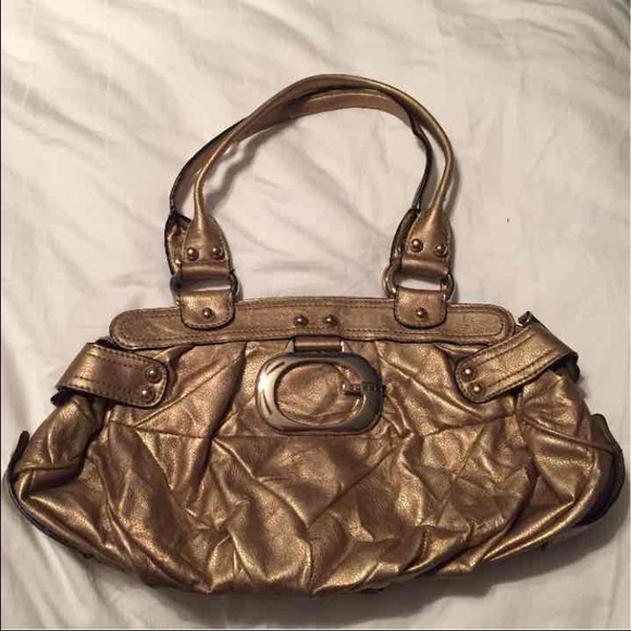 Gold Guess purse - Picture 1 of 4