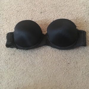 Black Victoria's Secret Strapless Bra Size 36A